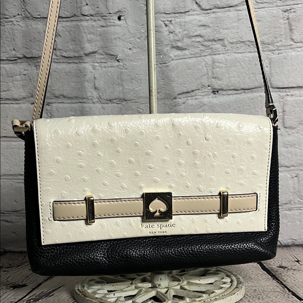 * Kate Spade Loula Houston Street Leather crossbody bag